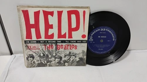 THE BEATLES-Not A Second Time +3 Tracks  -7" EP-Original -Brazil Edition-1965