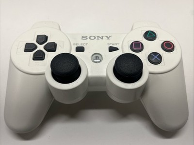 Sony PS3 DualShock 3 Wireless Controller   White OEM Original Tested