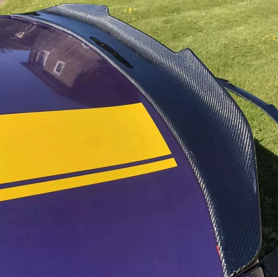 Alerón labial trasero de carbono real para BMW Serie 2 F22 F87 M2 cupé 2014-20 Foto 4 de 4