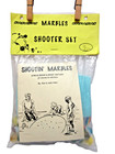 Vtg NIP SHOOTER SET 41 Marbles Shooters Pee Wees Lustre Frostie Boulder Masher — photo 2