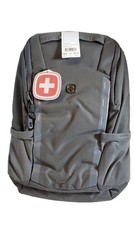 SWISSGEAR Discreet Travel Work Commuter Backpack Fits 15" Laptop - Charcoal Gray