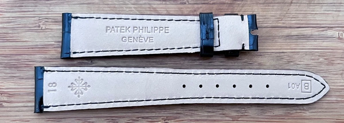 Patek Philippe Black Leather Wristwatch Bands for sale | eBay