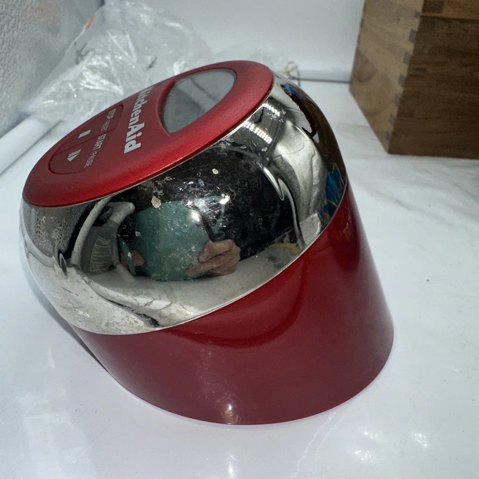 Kitchen Aid Digital Kitchen Timer Red & Chrome Cooks Series - Tested/Working - Image 3 of 4