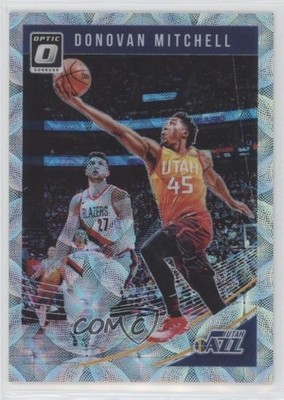 2018 Panini Donruss Optic Premium Box Set Prizm 90/249 Donovan Mitchell #63 5b9