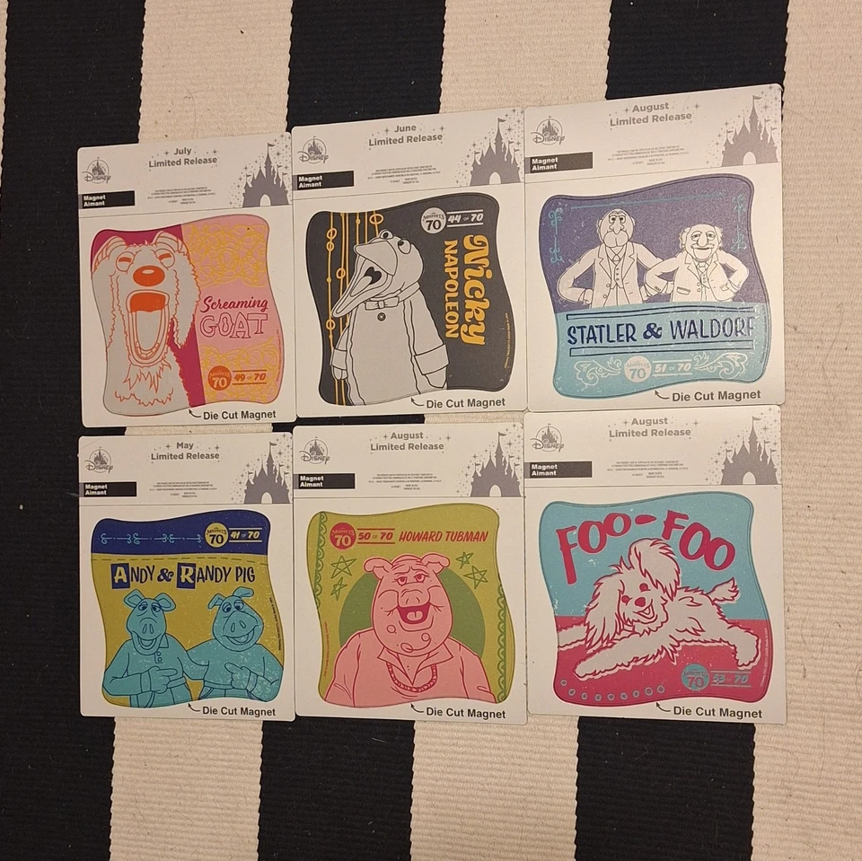 Lot Of 10 Muppets 70th Anniversary Disney Magnets (Random Assortment) - Image 2 of 3