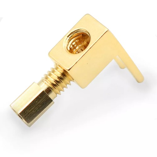 4Pcs Gold Plated Copper Spade Fork Banana Plugs Adapter For HIFI Audio Cable - Afbeelding 5 van 9