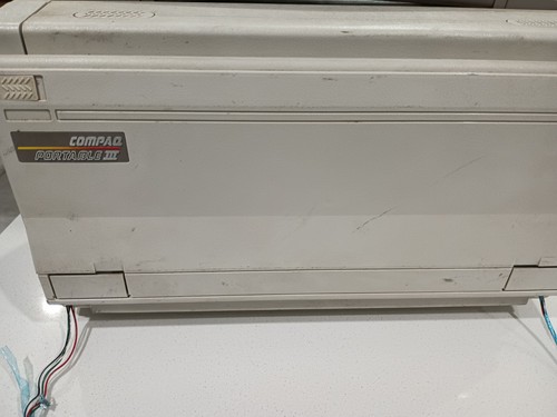 Compaq Portable III with rare expansion pack 2662a - Vintage Computer - Picture 13 of 13