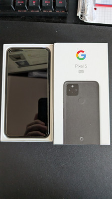 Google Pixel 5 128GB Schwarz Just Black 6,0 Zoll 5G Sub-6 GTT9Q ohne Simlock