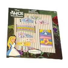 Luv Her Girls' Hair Accessories Set 20 Pack Disney Alice in Wonderland