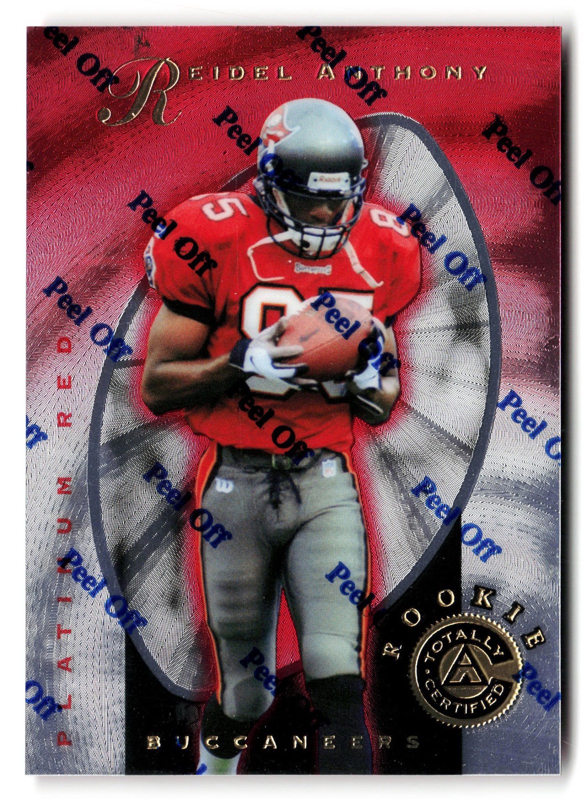Reidel Anthony Pinnacle Totally Certified #125 Platinum Red Promo