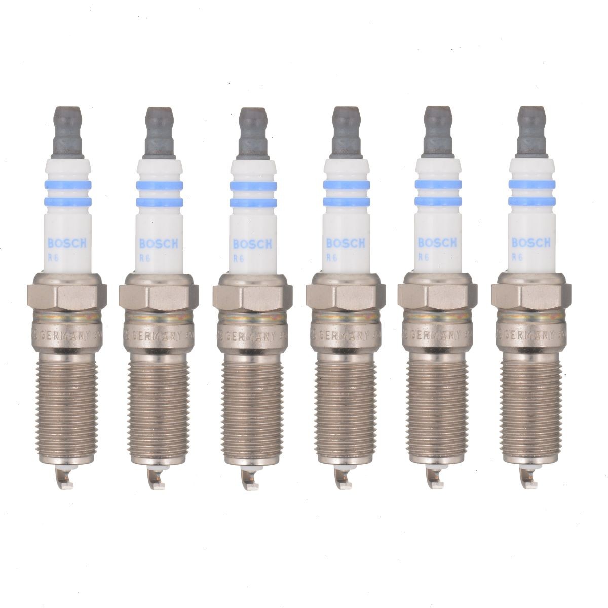 6 pc Bosch Double Iridium Spark Plugs for 2017-2020 Lincoln MKZ 3.0L V6 od