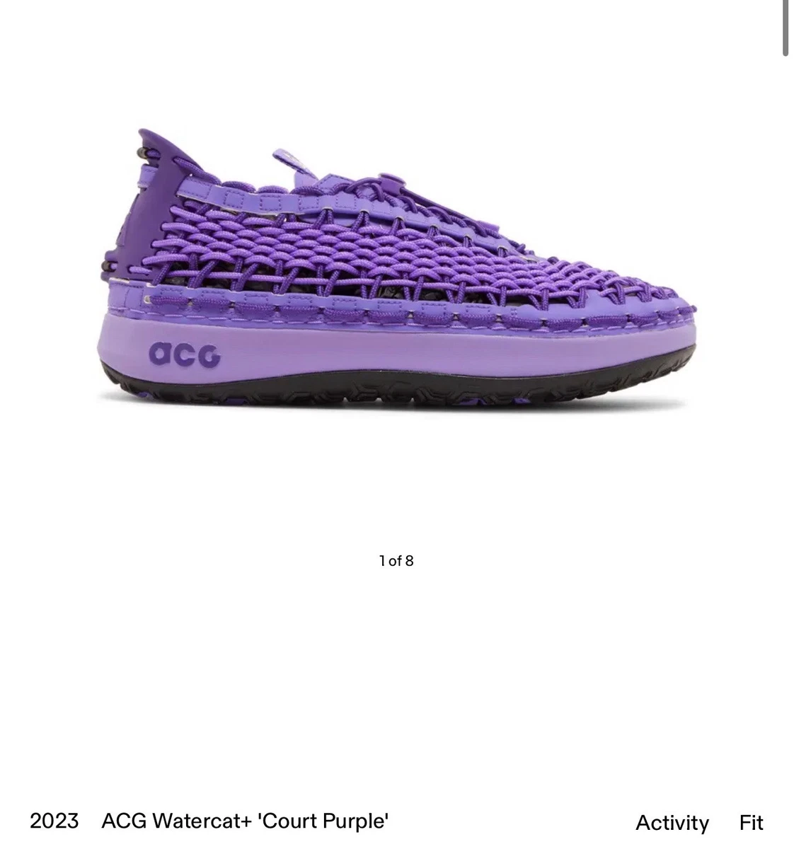 Nike ACG Watercat+ Court Purple for Sale | Authenticity Guaranteed
