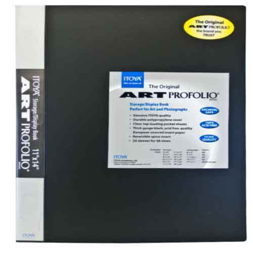 Itoya Art Profolio Original Storage/Display Book 11 x 14" 24 Two-Sided Pages NEW