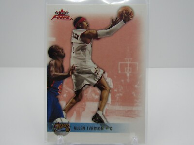 ALLEN IVERSON 2003-04 FLEER FOCUS CENTURY EDITION #32/100- 76ERS 