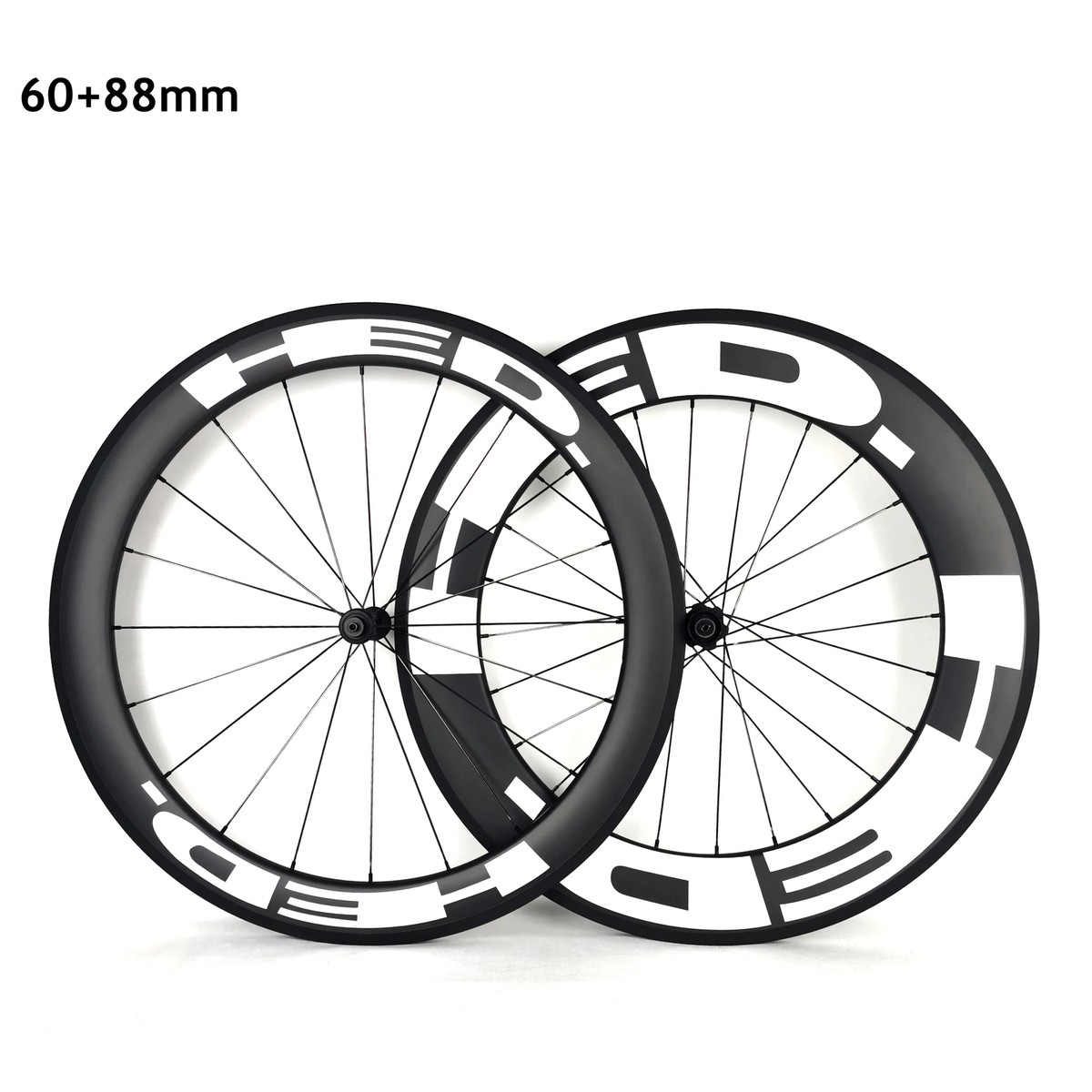 700C Road Bike V Brakes Carbon Wheel Set Depth 60mm Clincher