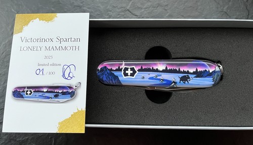 Spartan lonely Mammoth, limited edition 2023 Victorinox Schweizer Messer, rar - Bild 3 von 7