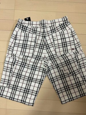 Burberry Black label Nova check shorts pants horse logo