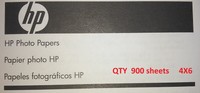 Hp Hewlett Packard Invent Q6638-60008 Printer Photo Paper 4x6 Lot Of 900 Sheets Hp Hewlett Packard Invent Q6638-60008 Printer Photo Paper 4x6 Lot Of 900 Sheets