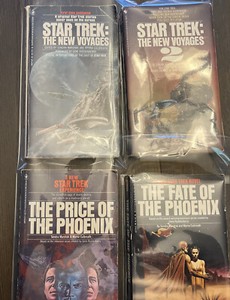 STAR TREK Paperback - THE NEW VOYAGES, PHOENIX , LOT of 4. Description in list