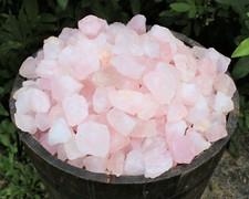 500 Carat Lot Natural Rough Madagascar Pink Quartz Crystals Raw Rose Quartz 