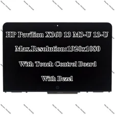 13.3" HP Pavilion X360 M3-U000 U001DX FHD LED LCD Display Touch Screen Assembly