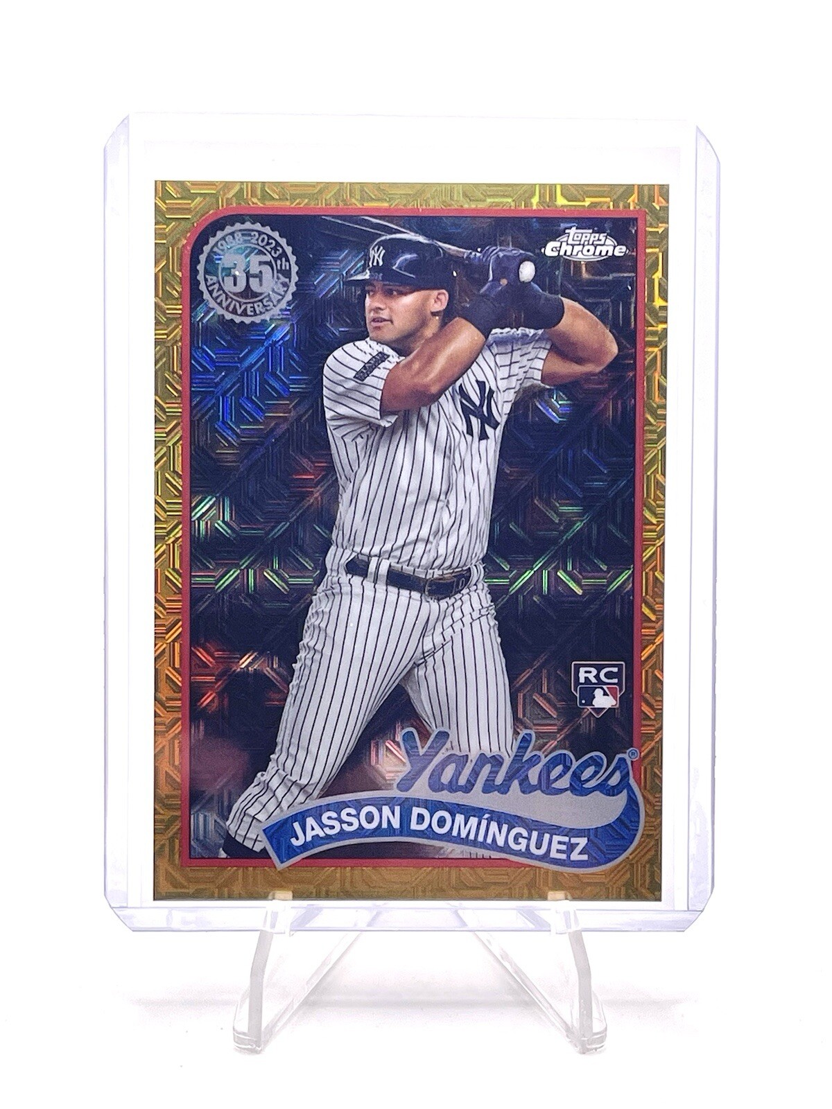 2024 Topps Series 1 Jasson Dominguez RC Gold Silver Pack Mojo #10/50 Yankees🔥🔥