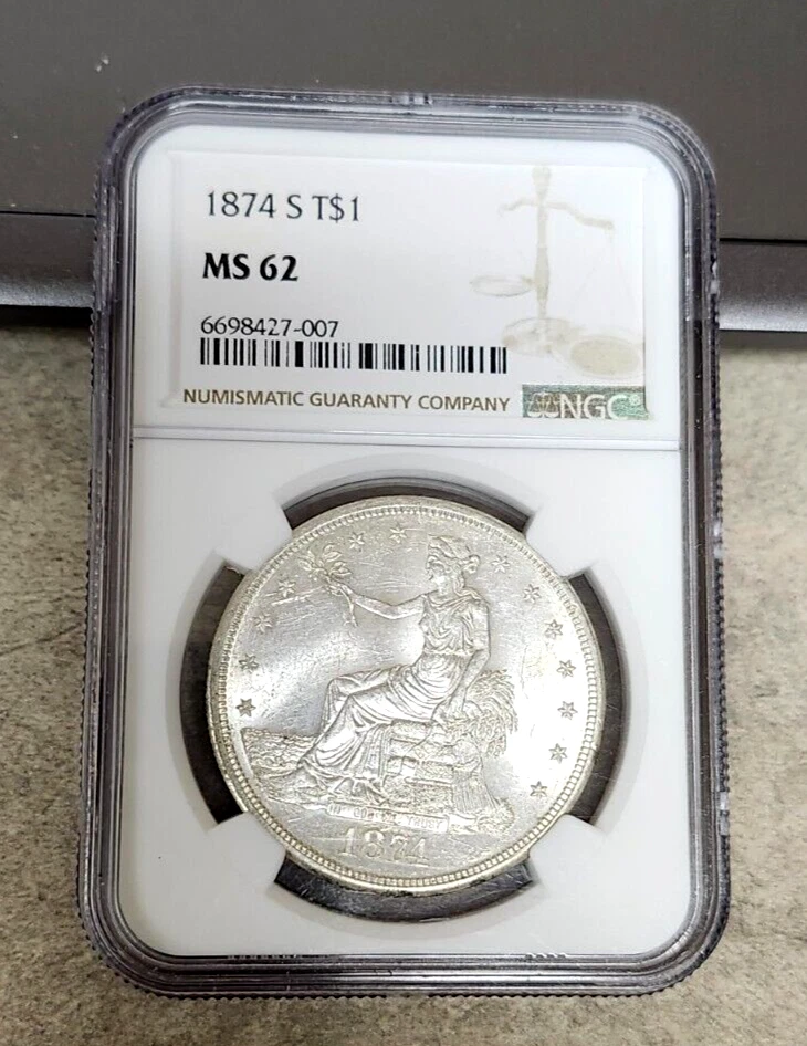 NGC Grade MS 62 US Trade Dollars (1873-1885) for sale | eBay
