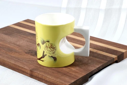 LIULI Living Bloom Thru Intermission Mug Bone China Cup Floral