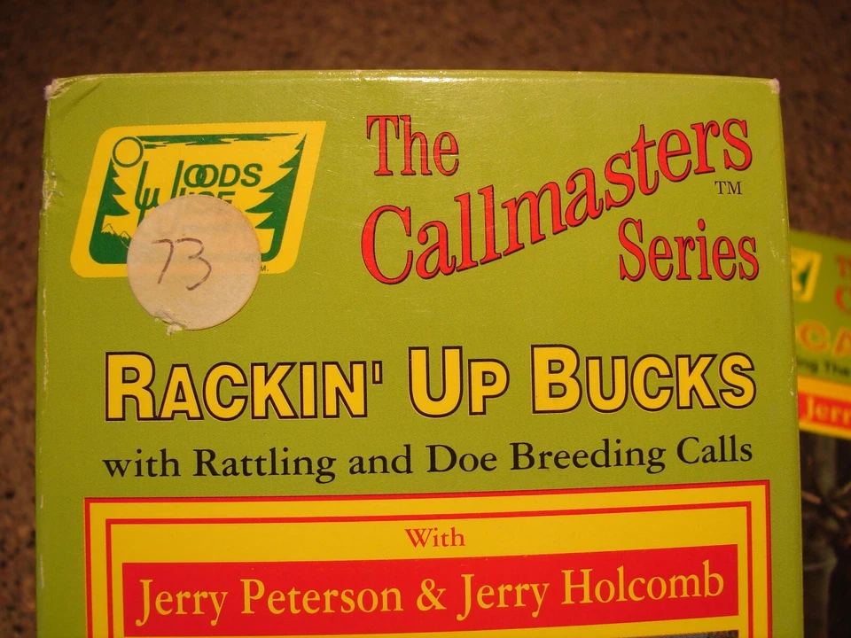 Vintage VHS Woods Wise 1990's Callmaster Series Whitetail Bucks & Vocal Elk Nice - Image 2 of 4