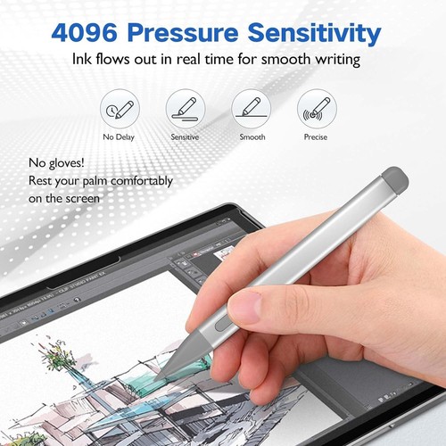 Slim Pen 2 for Microsoft Surface with 4096 Pressure Eraser & Right-Click Palm... - Picture 4 of 8
