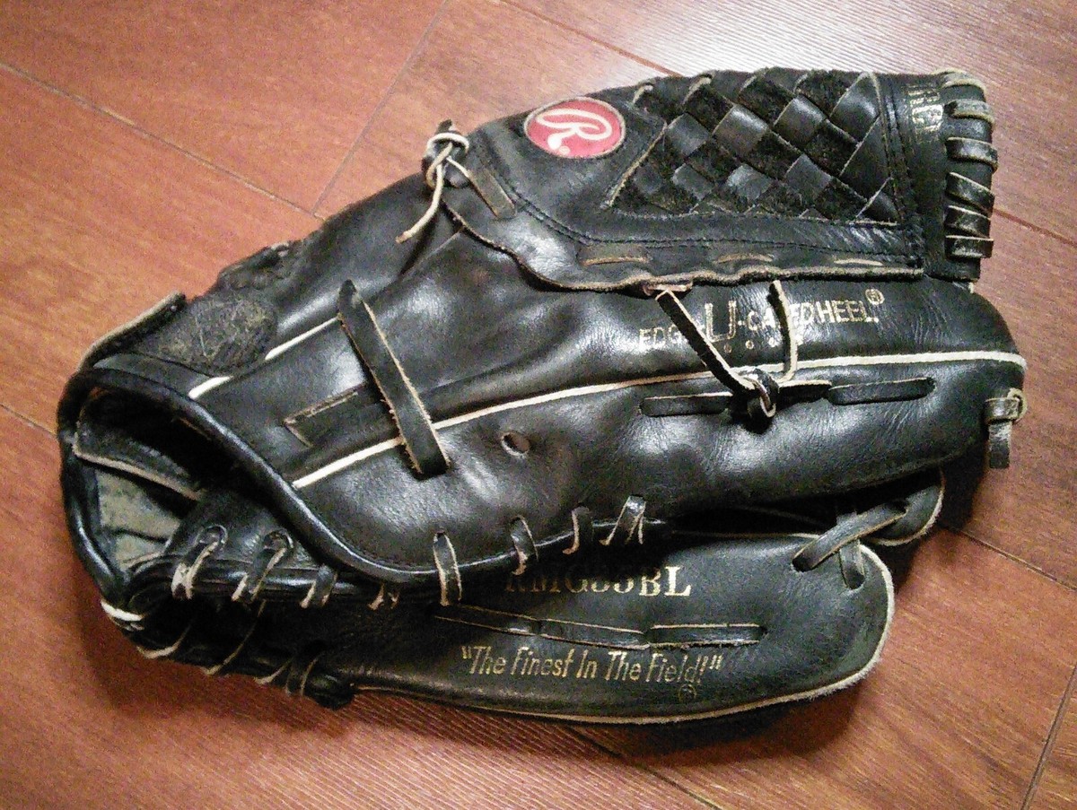 Official Rawlings Baseball Glove Mitt Edge U Cated Heel RMG35BL