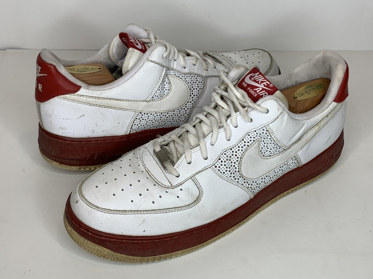 Nike Air Force 1 \'07 2008 Low \'Varsity Red\' Men\'s Shoes 315122-163 US Size 9 Nike Air Force 1 Low White Varsity Red for Sale  main image 4