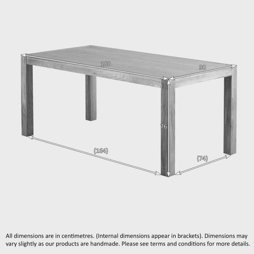 Extending solid oak dining table and 6 chairs eBay
