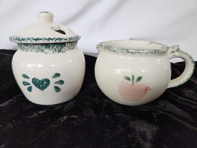 Vintage Loomco China Sugar bowl and misc creamer 1980s