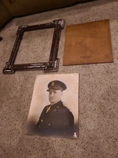 Picture Photograph Pre World War I II General Frame ww1 ww2 saw Spanish American