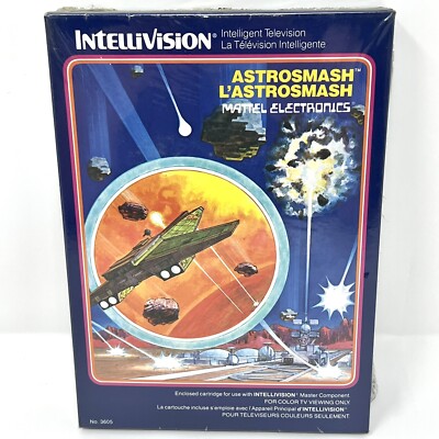 Astrosmash (Intellivision, 1981) - Vintage Retro Video Games - Brand New Sealed