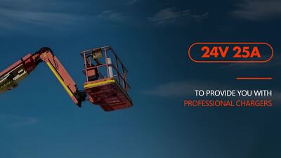 Caricabatterie 24V 25A Per Carrelli Elevatori A Forbice, Compatibile Genie Skyjack JLG