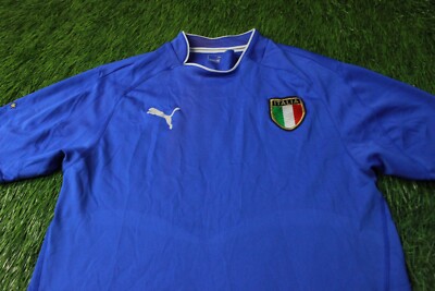 ITALY TEAM 2003/2004 FOOTBALL SOCCER MEN SHIRT JERSEY HOME PUMA