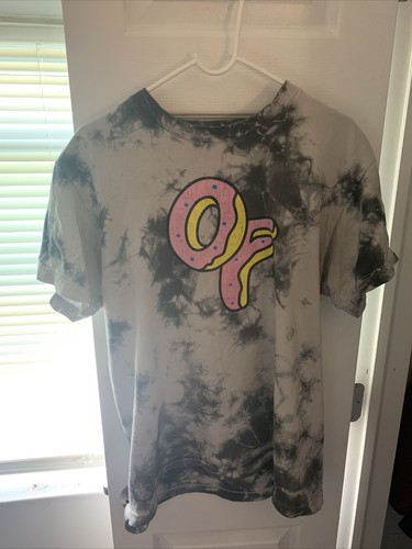 Camiseta ODD FUTURE TIE DYE Donut con logotipo para hombre talla mediana | eBay