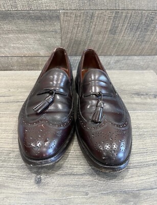 Allen Edmonds Manchester Dress Shoes Burgundy Wingtip Loafer  display picture 3