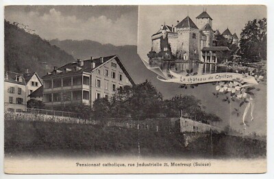 SCHWEIZ SWITZERLAND - Kanton Waadt - Montreux Katholisches Internat Industriestraße