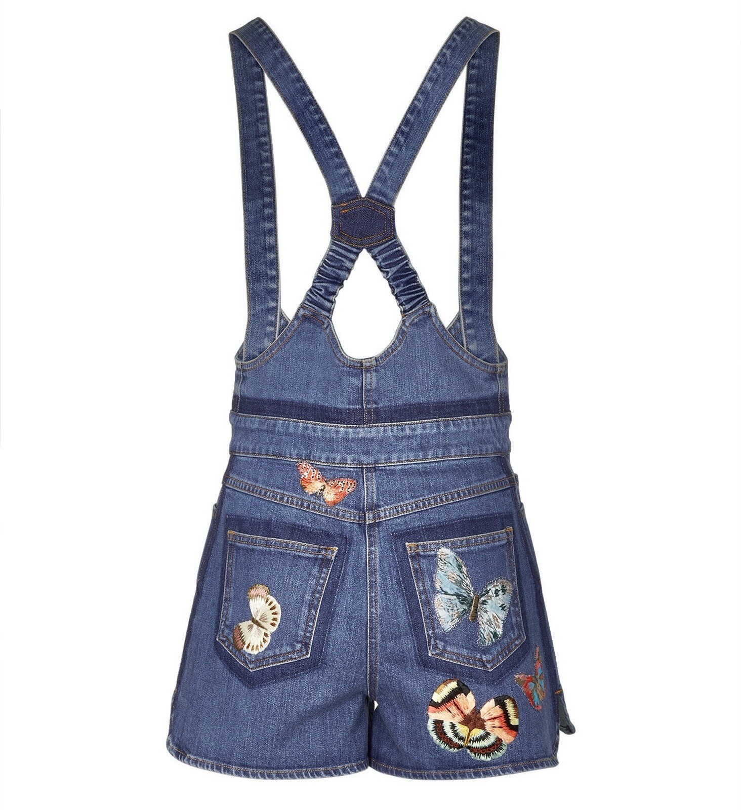 VALENTINO JAMAICA BUTTERFLY DUNGAREES Romper Size 27 image 2