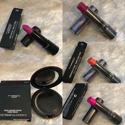 m-a-c lips studio Mac Matte Lipstick 0.1oz/3g. Studio Fix Powder Plus Foundation 15g New In  Box