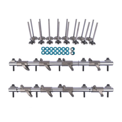 Intake Exhuast Rocker Arm & Valves Kit for Dodge Ram Charger Jeep 5.7L Hemi V8