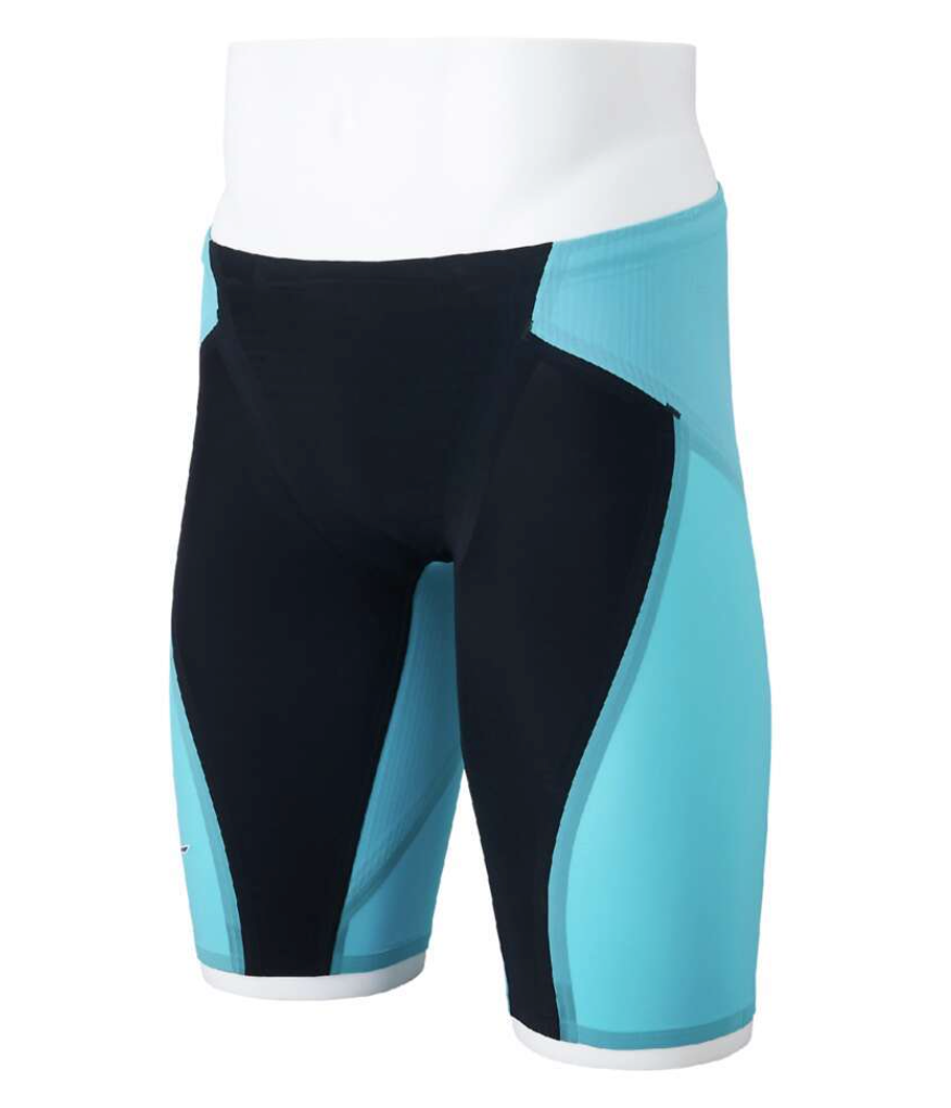 MIZUNO GX SONIC 6ET FINA N2MBA50393 Black Turquoise Swim Suit Men