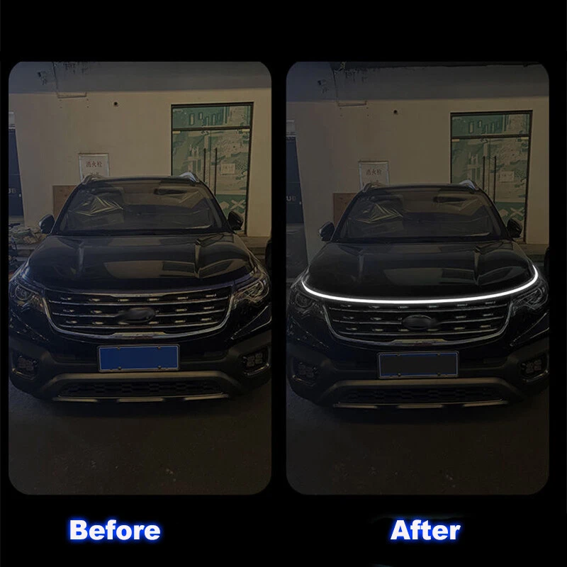 Tira de luz de circulación diurna LED DRL escaneo de arranque de coche para BENTLEY Speed Continental Foto 4 de 4