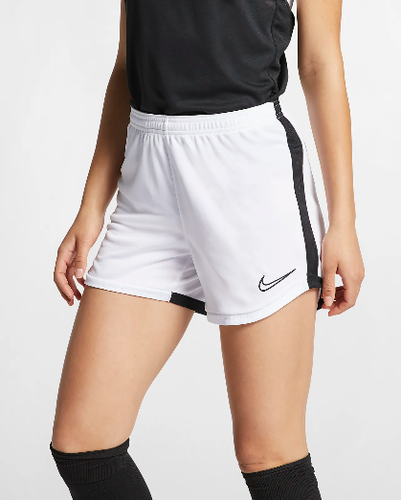Pantalones Cortos Nike Mujer AQ1780 100 Hit Shorts Dri-Fit Academy Blanco  Kicks | eBay