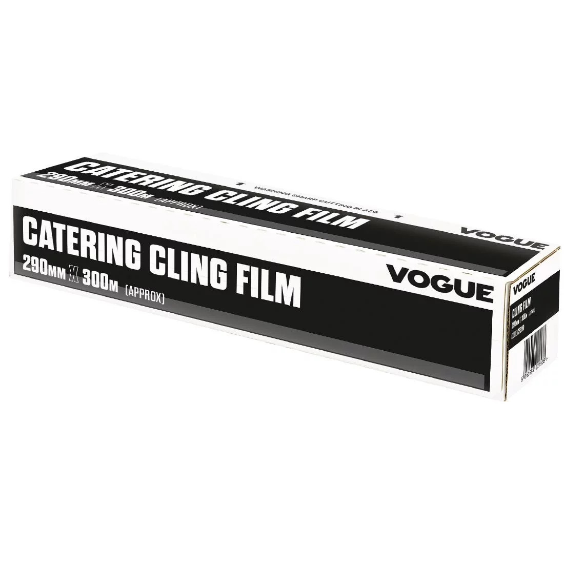 Vogue Cling Film 290mm 300m with Serrated Cutting Blade