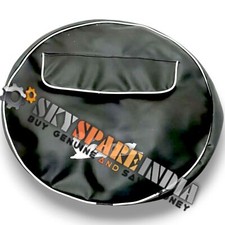 Enjoliveur de roue Stepney de rechange 10 pouces noir avec poche avant compat...