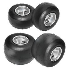 4pc 5" Go Kart Wheels Tire Rim 11x7.10-5 11x7.10x5 Racing Karting Trike Drift